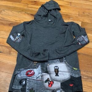 Zara Terez Hooded Shirt. NWOT.